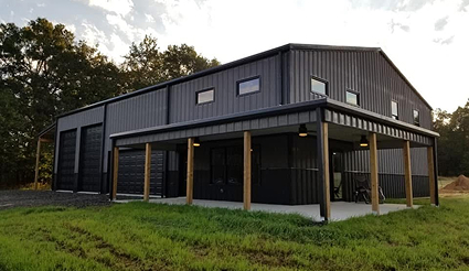Barndominium exterior