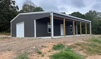 Barndominium with garage